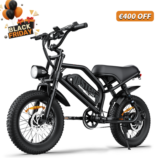 Electric Bike for Teenager 22 mph Ebike ,16'' Fat Tire Electric Bike, 20-45 Miles PAS Range, 36V12.8 Ah, 460Wh Larger Battery | AVDLBIKE A13