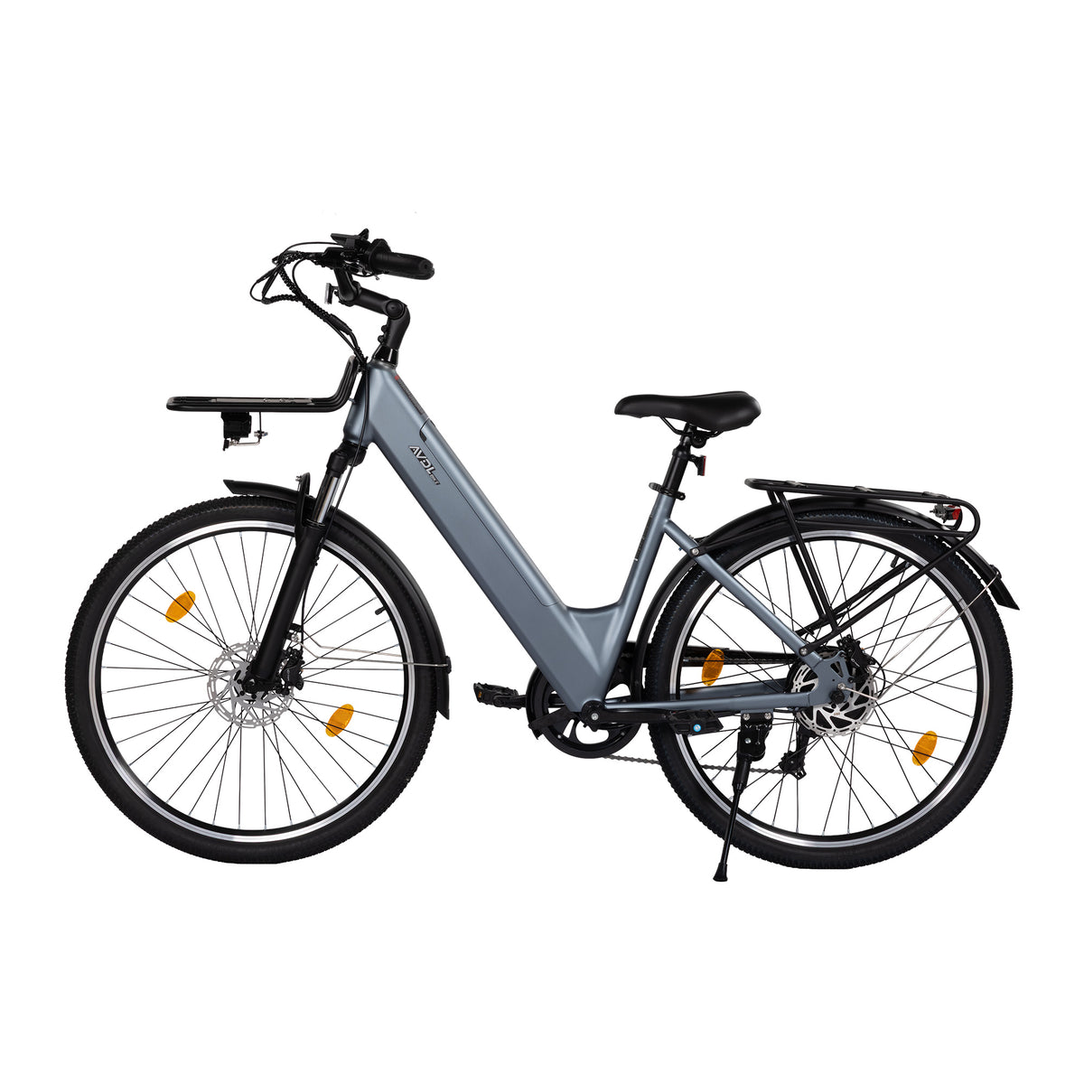 AVDLBIKE C11 27.5" City E-Bike | Hydraulic Disc Brakes | 36V 15.6Ah | Front & Rear Rack