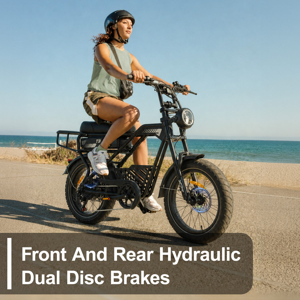 AVDLBIKE T3 20" x 4.0" Fat Tire Electric Bike for Adults – 250W, 48V 18Ah, 25 km/h