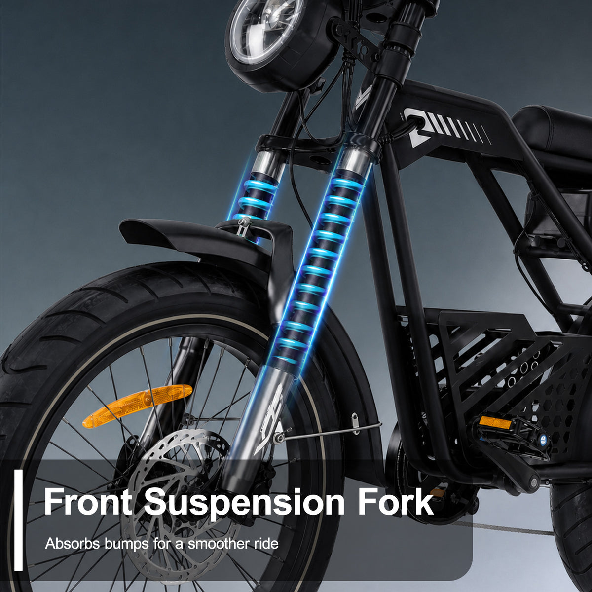 AVDLBIKE T3 20" x 4.0" Fat Tire Electric Bike for Adults – 250W, 48V 18Ah, 25 km/h