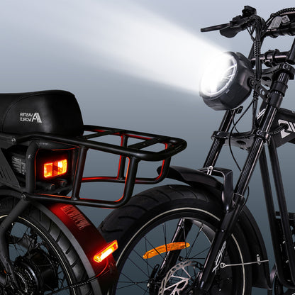 AVDLBIKE T3 20" x 4.0" Fat Tire Electric Bike for Adults – 250W, 48V 18Ah, 25 km/h