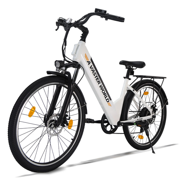 AVDLBIKE A32 26" City Electric Bike for Adults – 250W, 48V 10.4Ah, Shimano 7-Speed